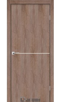 Межкомнатная дверь Plato PTL-03 декор с алюминия Darumi