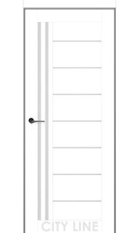 Межкомнатные двери ТМ CityLine Express мод. Optima со стеклом