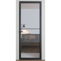 Межкомнатные двери Dooris Glass DG2 (стеклянные) с молдингом Межкомнатные двери Dooris Glass DG2 (стеклянные) с молдингом