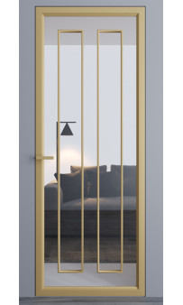 Межкомнатные двери Dooris Glass DG6 (стеклянные) с молдингом
