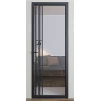 Межкомнатные двери Dooris Glass DG8 (стеклянные) с молдингом