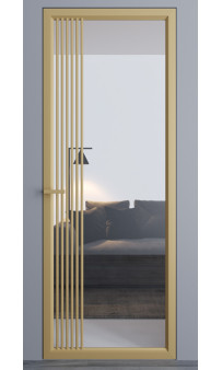 Межкомнатные двери Dooris Glass DG8 (стеклянные) с молдингом