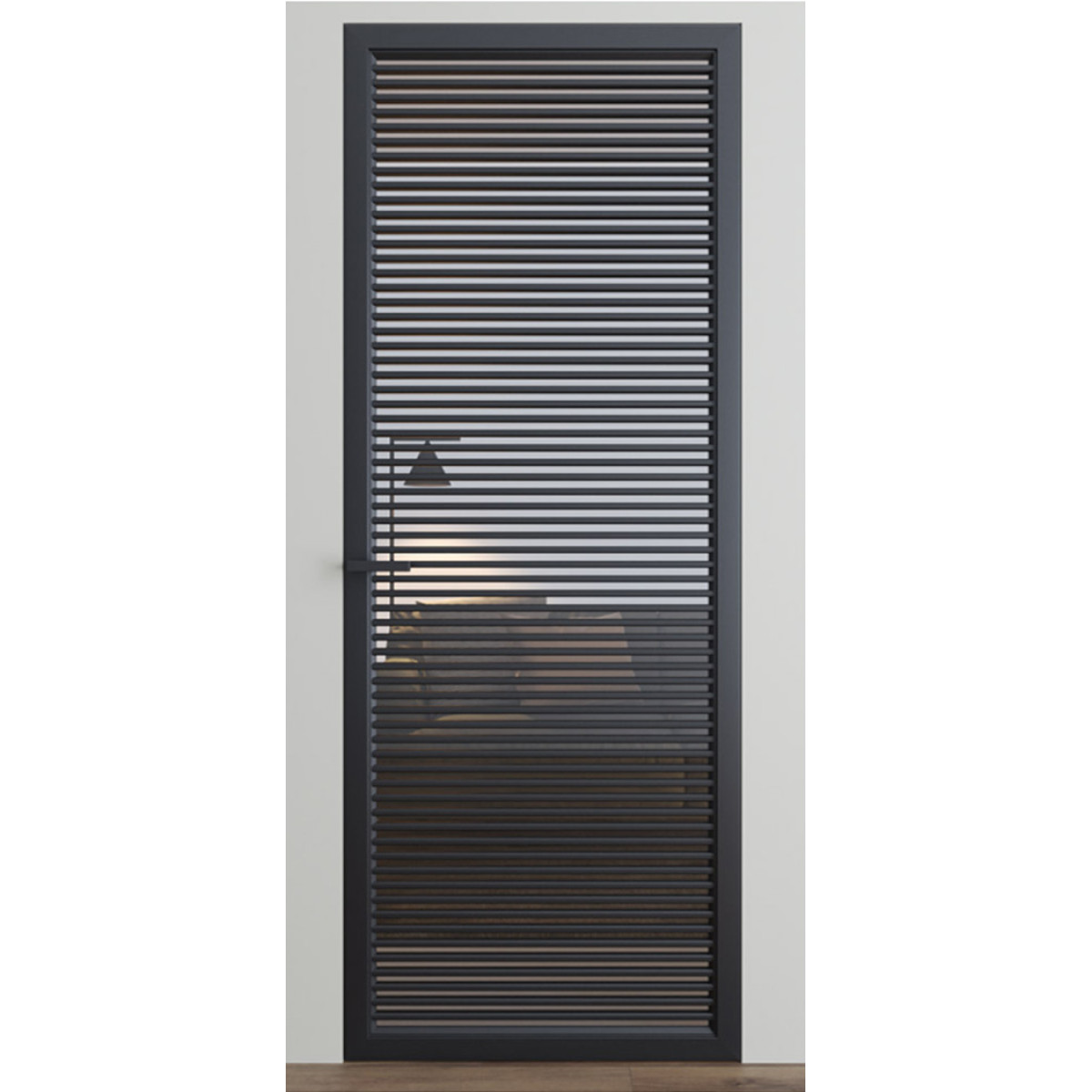 Межкомнатные двери Dooris Glass DG10 (стеклянные) с молдингом