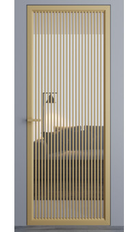 Міжкімнатні двері Dooris Glass DG11 (скляні) з молдингом