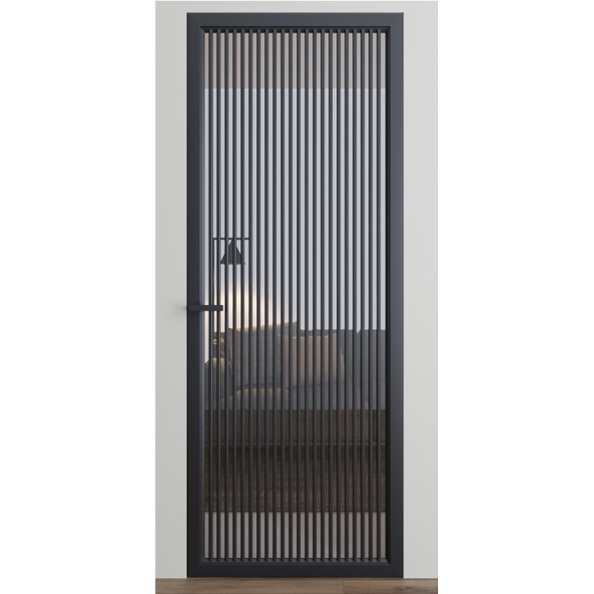 Межкомнатные двери Dooris Glass DG11 (стеклянные) с молдингом