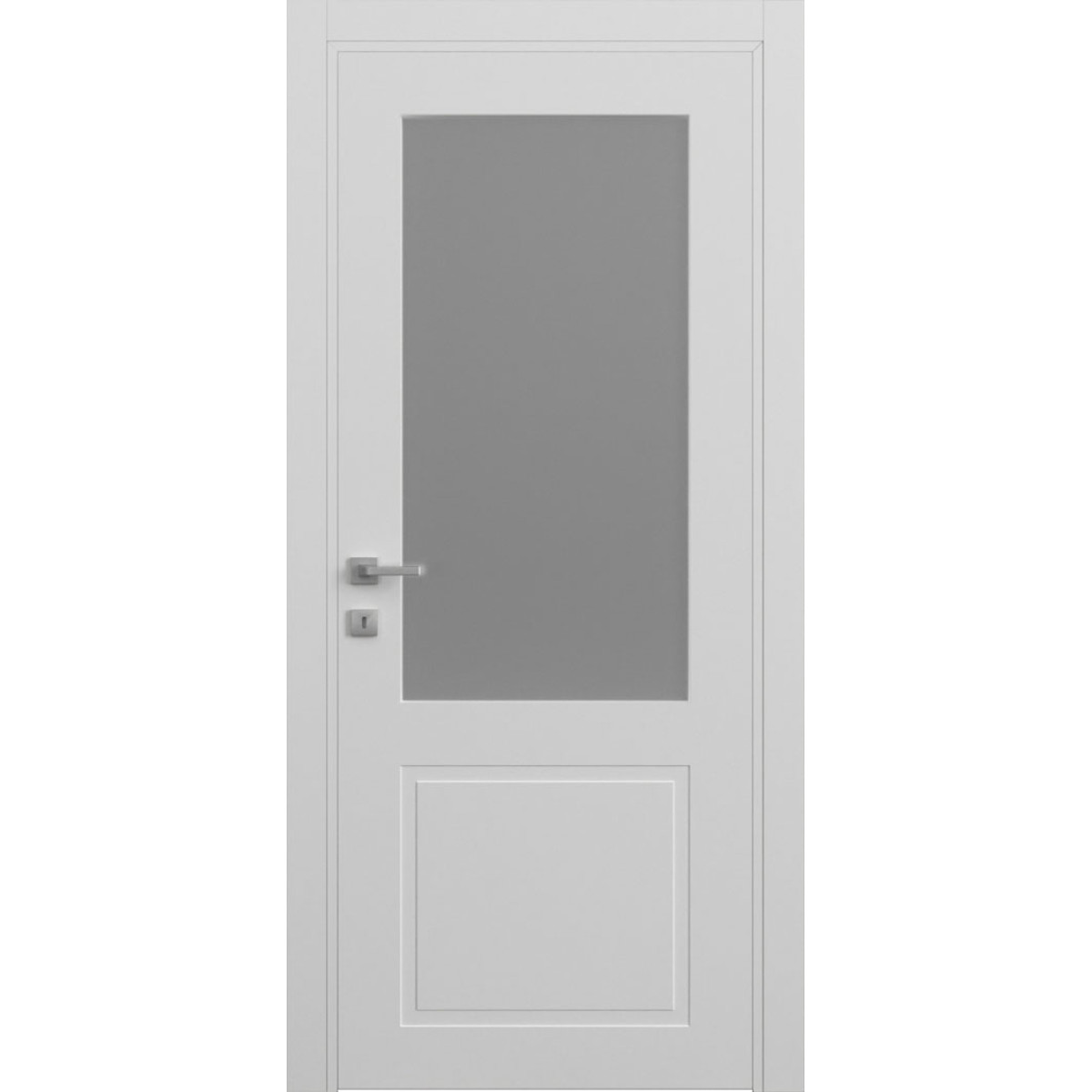 Міжкімнатні двері Dooris Prima Glass PG02 (фарбовані)
