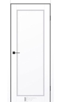 Межкомнатная дверь КФД Престиж 6 белый мат со стеклом (ПП)