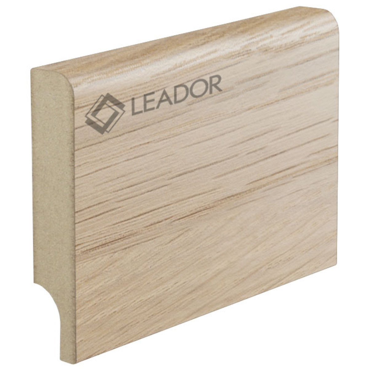 Плинтус МДФ  80х16х2060 мм дуб мокко Leador