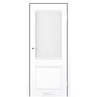 Міжкімнатні двері Капітал-02 StilDoors (скло з малюнком ромб)