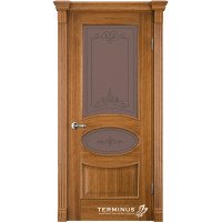 Межкомнатные двери Terminus 55 ПО(03) Caro (натуральный шпон)