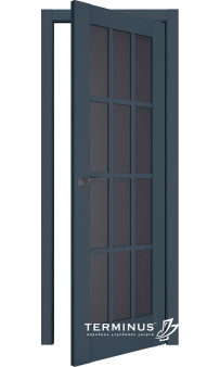 Міжкімнатні двері Terminus 603 скло+решітка Neo-Soft