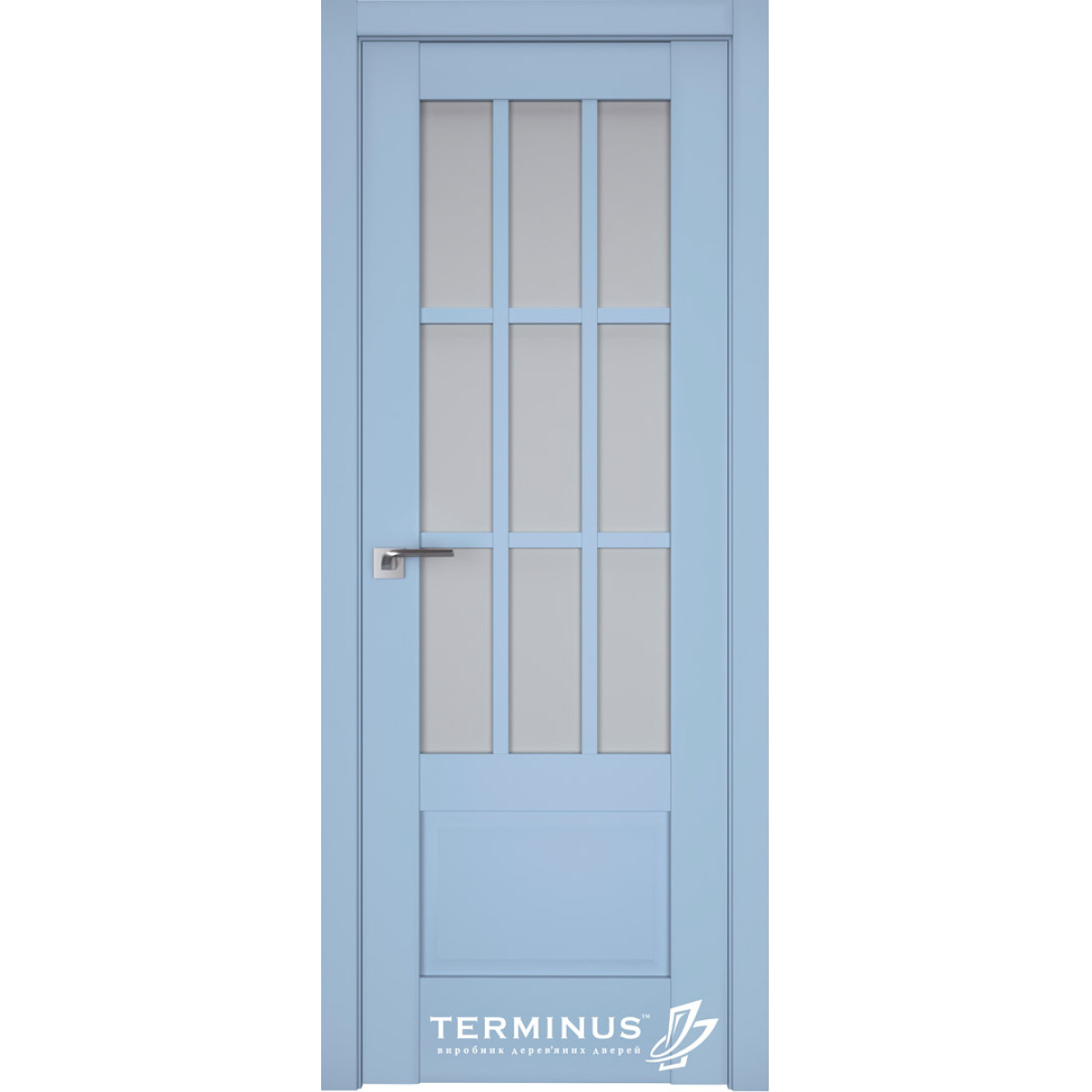 Міжкімнатні двері Terminus 604 скло+решітка Neo-Soft