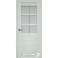 Міжкімнатні двері Terminus 607 скло+решітка Neo-Soft