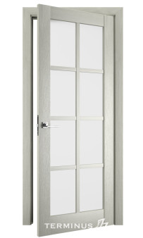 Межкомнатные двери Terminus 601 стекло+решётка SYNCHRO