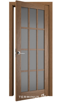 Межкомнатные двери Terminus 603 стекло+решётка SYNCHRO