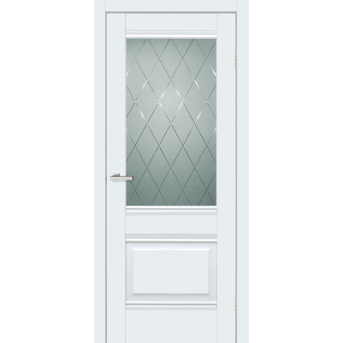 Межкомнатные двери Doors C070 ПВХ (стекло сатин с рисунком)