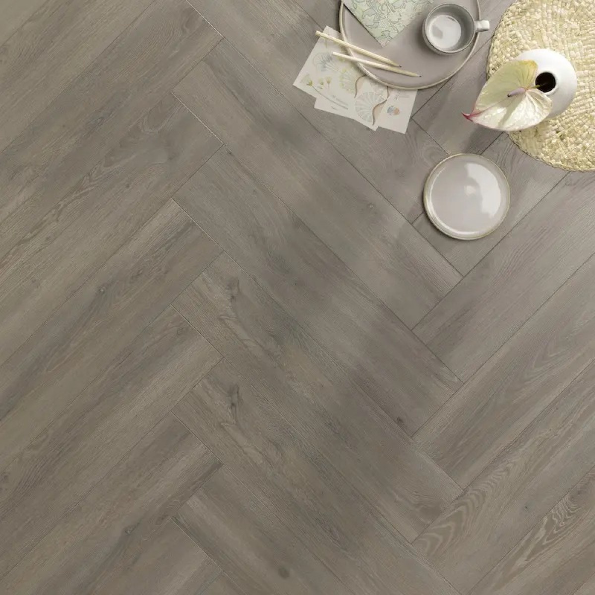 Ламинат ALSAFLOOR Elegant Baton Rompu (Herringbone) V4 WR "Улисс" EBR 708