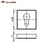 Накладки Cylinder Armadillo ET USQ SN-3 матовый никель Накладки Cylinder Armadillo ET USQ SN-3 матовый никель