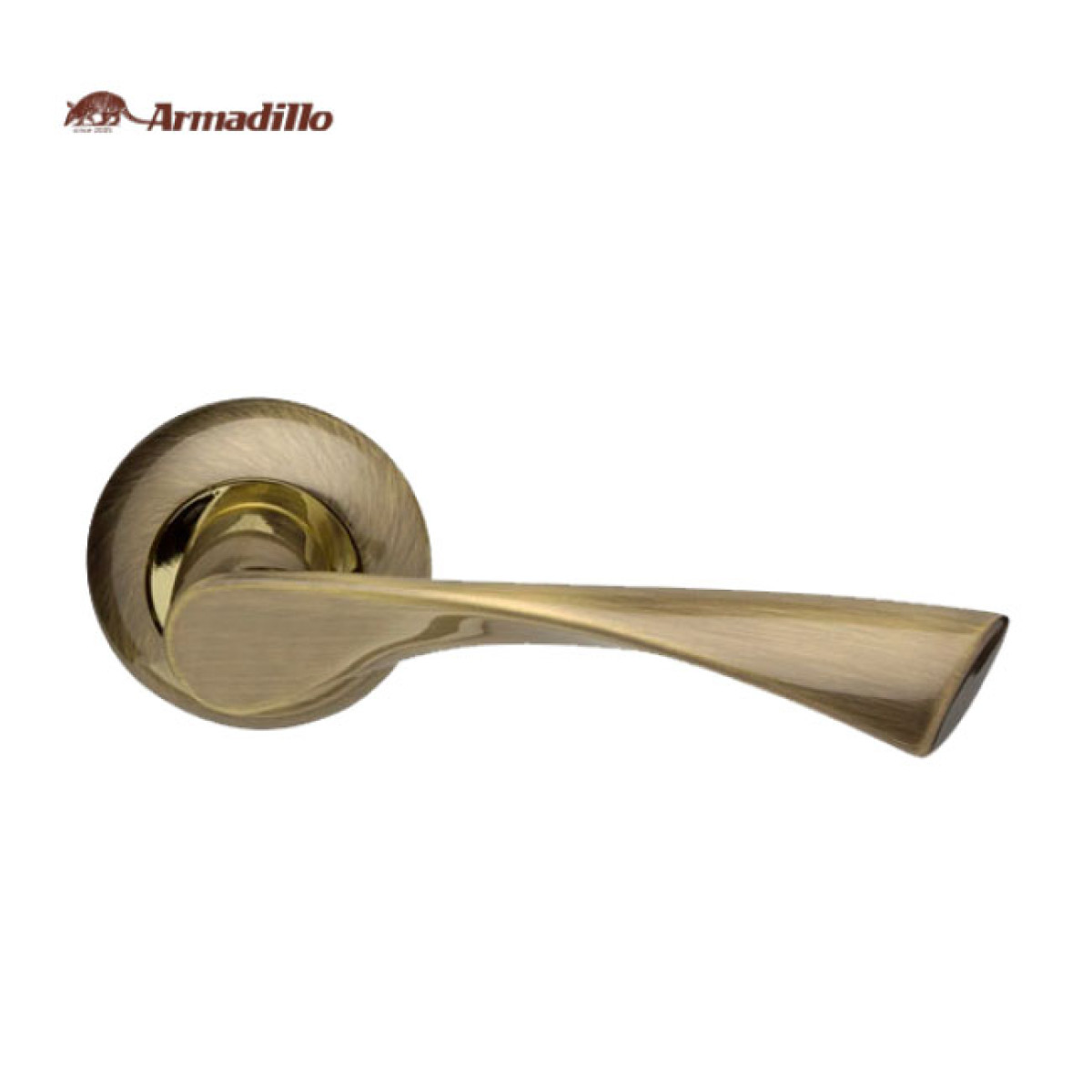 Дверна ручка Armadillo Corona LD23-1AB/GP-7 бронза/золото