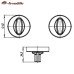 Фіксатор Armadillo WC-BOLT BK6/URB BPVD-77 Воронений нікель