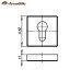 Накладки Cylinder Armadillo ET USQ SN-3 матовый никель Накладки Cylinder Armadillo ET USQ SN-3 матовый никель