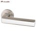 Дверна ручка Armadillo CUBE URB3 SN/White-19 матовий нікель