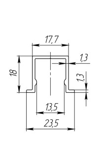 Нижняя направляющая Armadillo DIY Comfort 