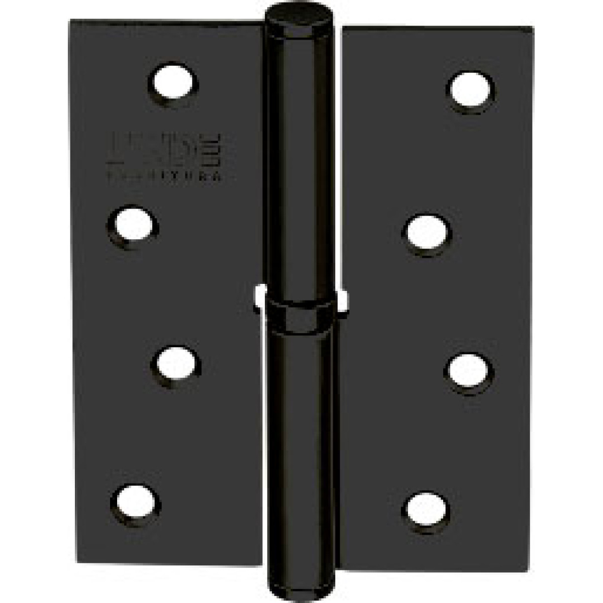 Петлі знімні Linde H-100 L/R Black 100х75х2.5мм