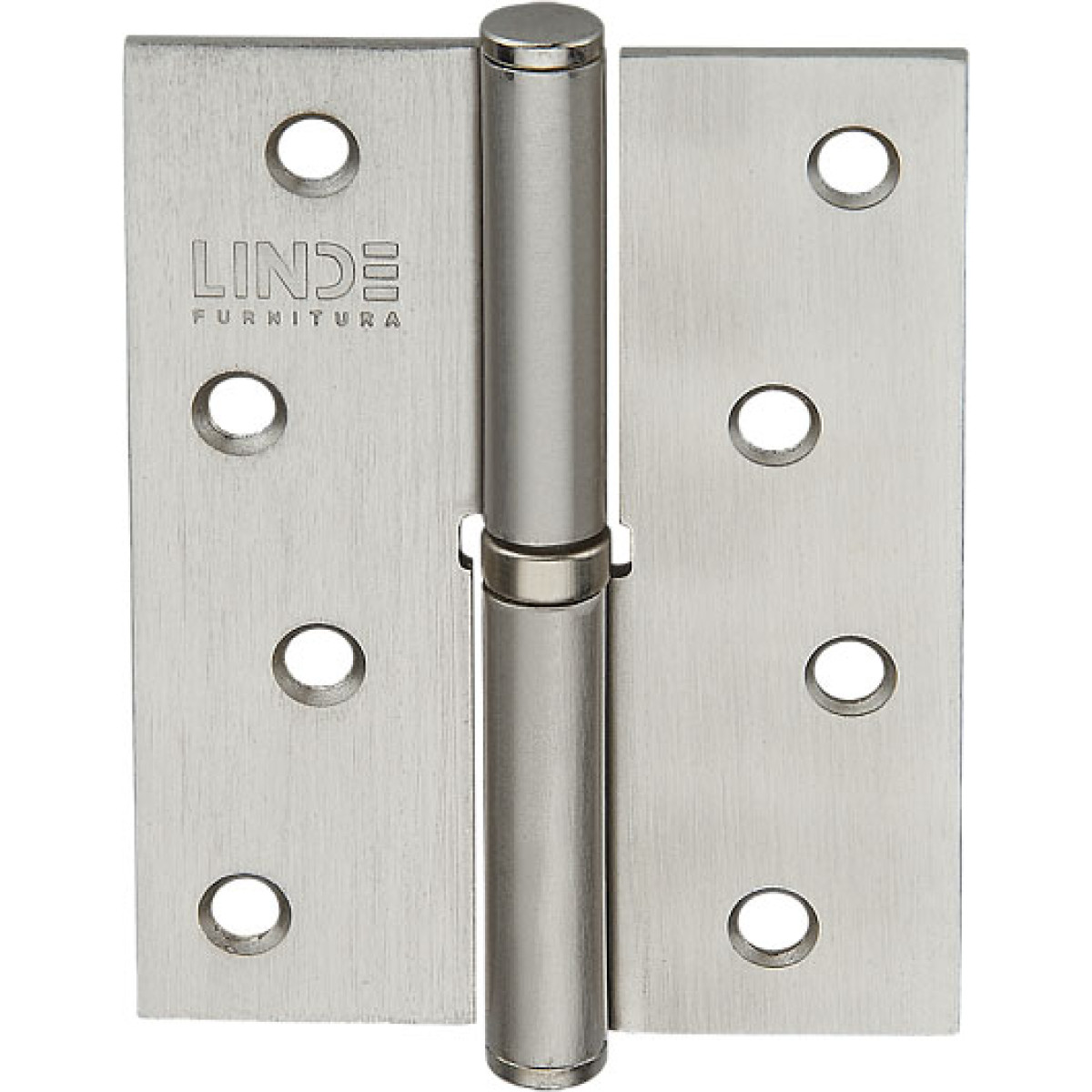 Петлі універсальні Linde H-100 L/R  SN матовий нікель 100х75х2.5мм
