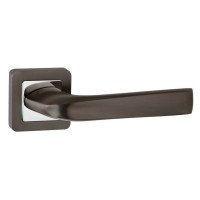 Дверна ручка Punto SATURN QR GR/CP-23 графіт/хром