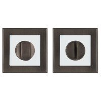 Накладка WC-фіксатор PUNTO BK6 QL GR/CP-23 графіт/хром