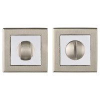 Накладка WC-фиксатор PUNTO BK6 QL SN/CP-3 матовый никель/хром