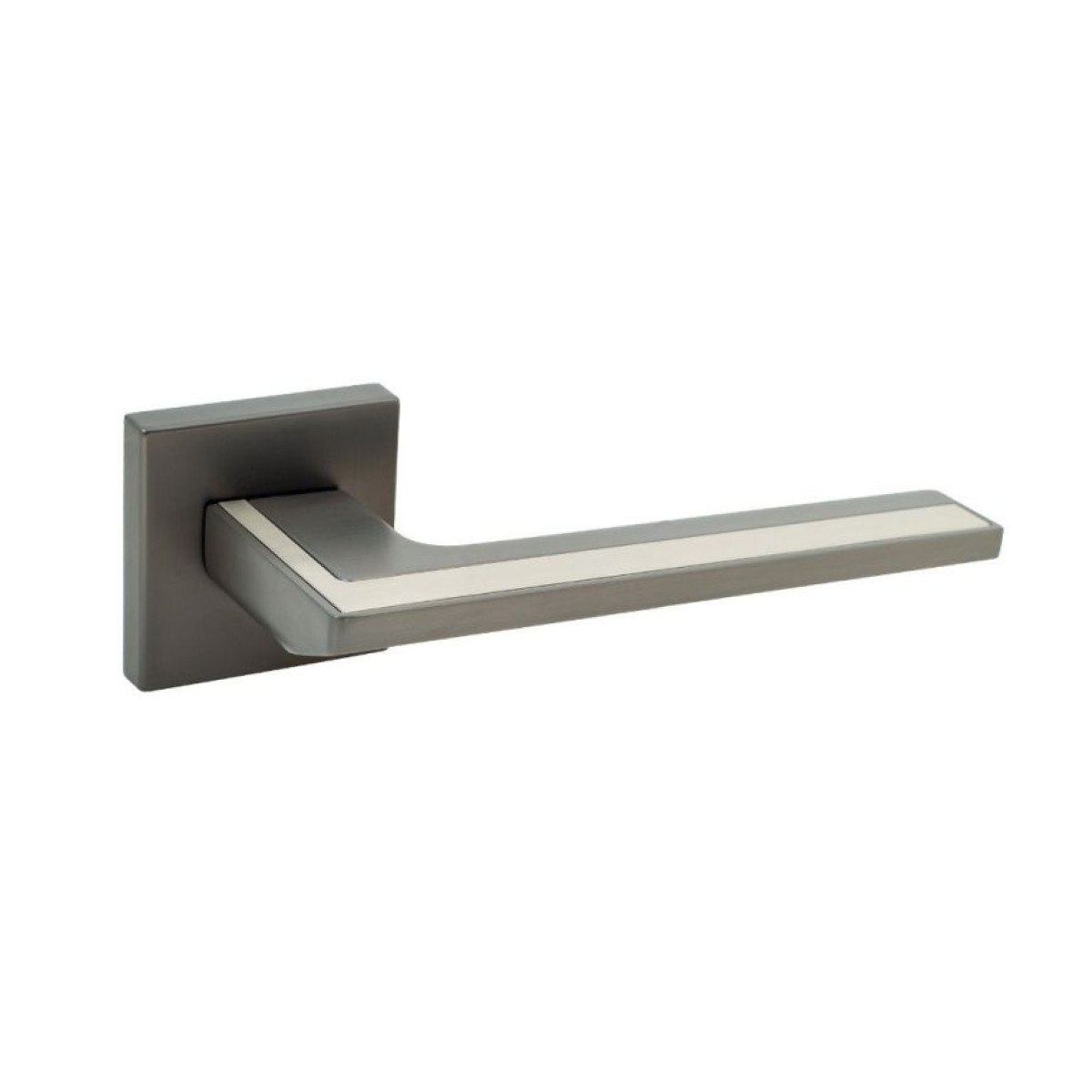 Дверная ручка Rich-Art 328 R64 графит/матовый никель Дверная ручка Rich-Art 328 R64 графит/матовый никель