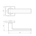 Дверная ручка AJAX OPTIMAL JS BL-24 матовый чёрный