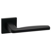 Дверная ручка Safita HI-TECH SLIM WAVE HS MB (матовый чёрный)