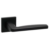 Дверная ручка Safita HI-TECH SLIM WAVE HS MB (матовый чёрный)