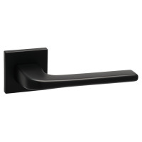 Дверная ручка Safita HI-TECH SLIM LIGHT COMFY HS LT MB (матовый чёрный)