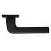 Дверная ручка Safita HI-TECH SLIM LIGHT COMFY HS LT MB (матовый чёрный)