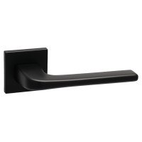Дверная ручка Safita HI-TECH SLIM LIGHT COMFY HS LT MB (матовый чёрный)