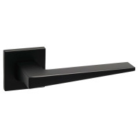 Дверная ручка Safita HI-TECH SLIM LIGHT SHARP HS LT MB (матовый чёрный)