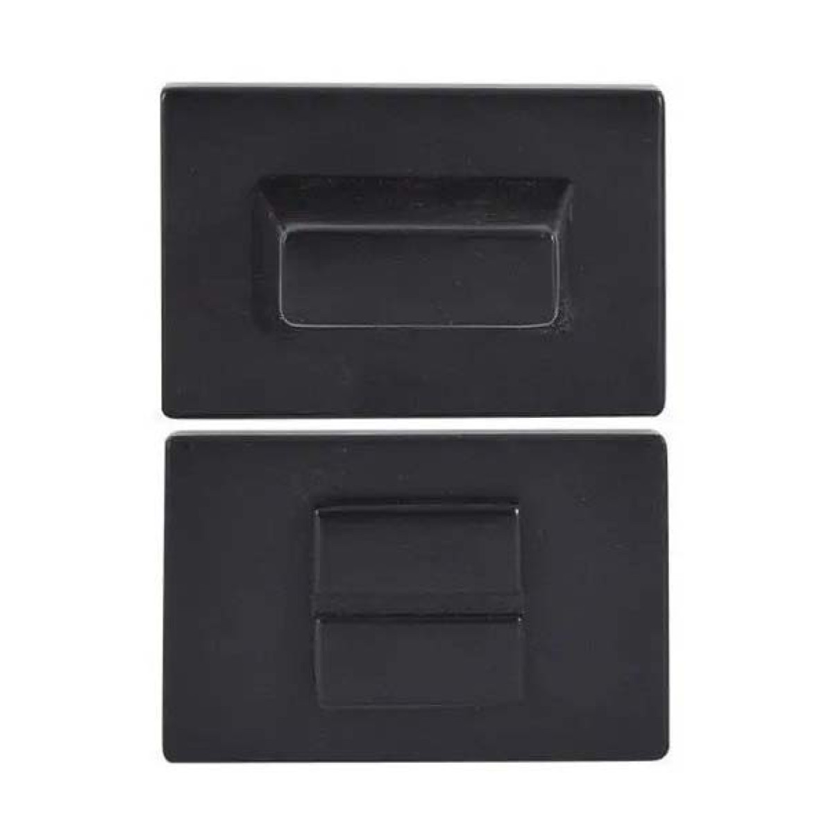 Фіксатор Safita RECTANGLE SLIM LIGHT WC RTS MB (матовий чорний)