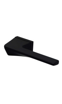 Дверная ручка Safita RECTANGLE SLIM FLOW RT MB (матовый чёрный)