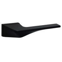 Дверная ручка Safita RECTANGLE SLIM FLOW RT MB (матовый чёрный)