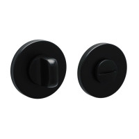 Фіксатор Safita ROUND SLIM LIGHT WC RS MB (матовий чорний)