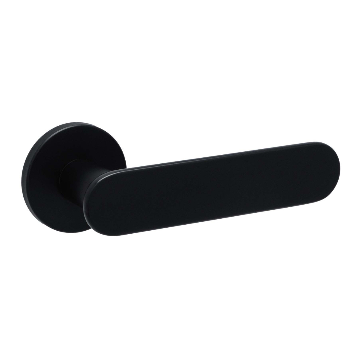 Дверная ручка Safita ROUND SLIM CLOUD RS MB (матовый чёрный)