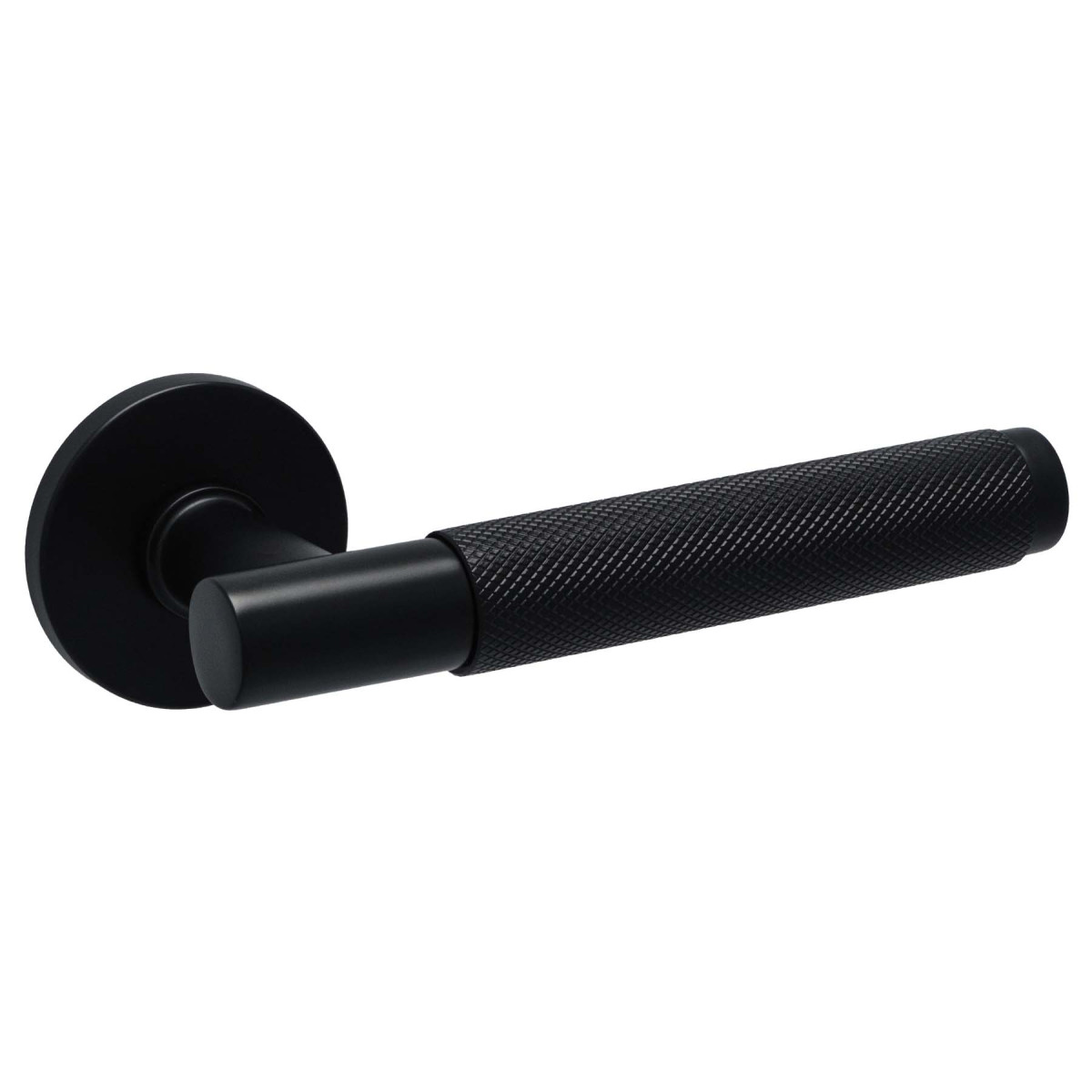 Дверная ручка Safita ROUND SLIM ENIGMA RS MB (матовий чорний)