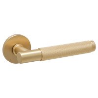 Дверная ручка Safita ROUND SLIM ENIGMA RS MG (матове золото)