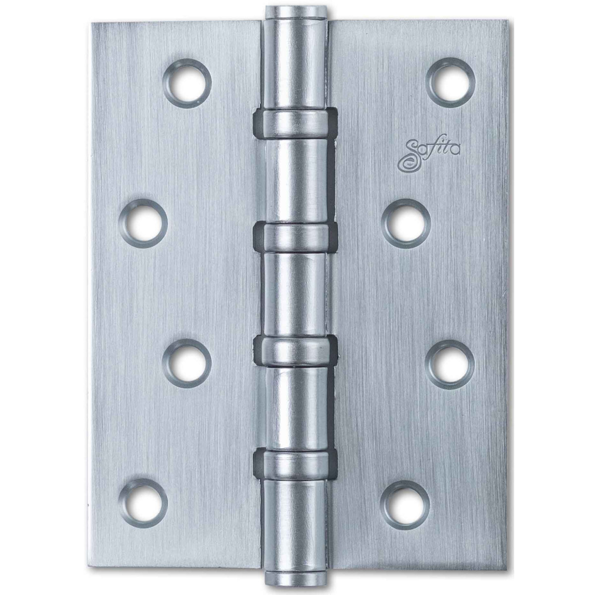 Петля Safita врезная универсальная 100x75x2,5mm 4BB MSC матовый хром (2 шт.) Петля Safita врезная универсальная 100x75x2,5mm 4BB MSC матовый хром (2 шт.)