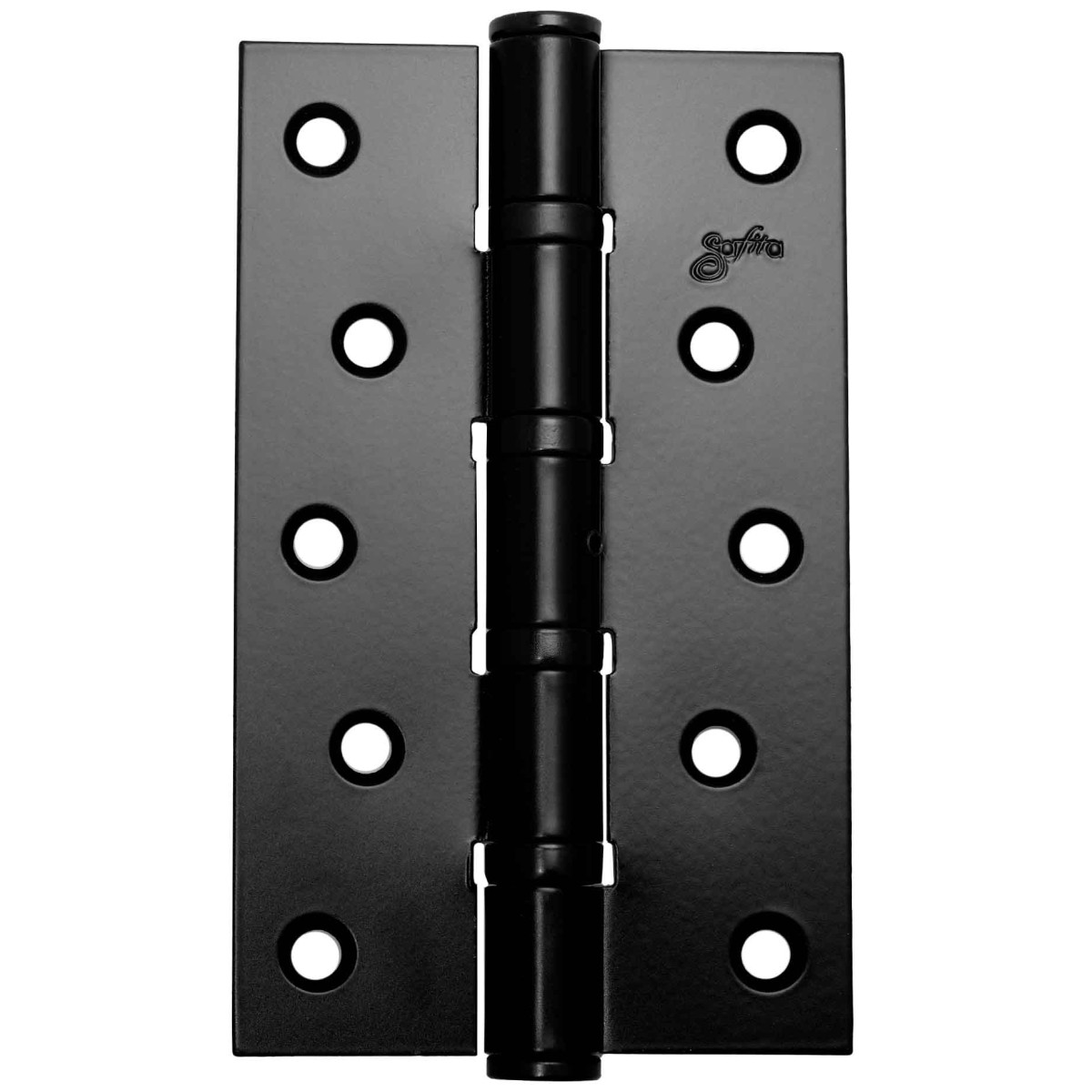 Завіса Safita врізна універсальна посилена розбірна 125x75x3mm 4BB BLACK (2 шт.)