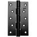 Завіса Safita врізна універсальна посилена розбірна 125x75x3mm 4BB BLACK (2 шт.)